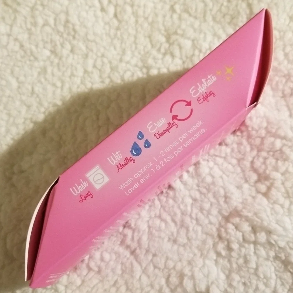 ORIGINAL MAKEUP ERASER Pink Reusable Remover Soft‎ Cloth Antibacterial Sensitive